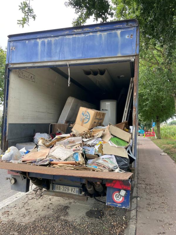 Volle vrachtwagen