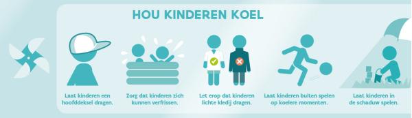 Hou kinderen koel
