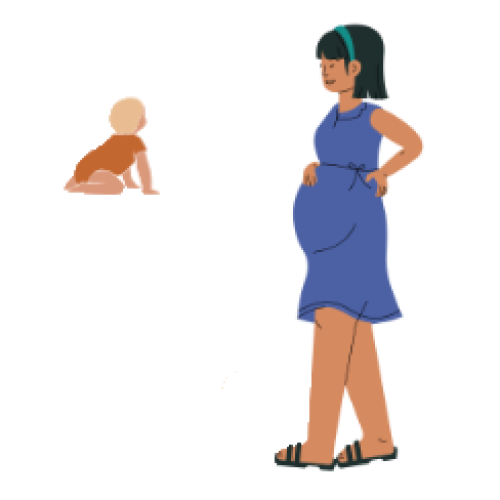 Zwanger of net bevallen