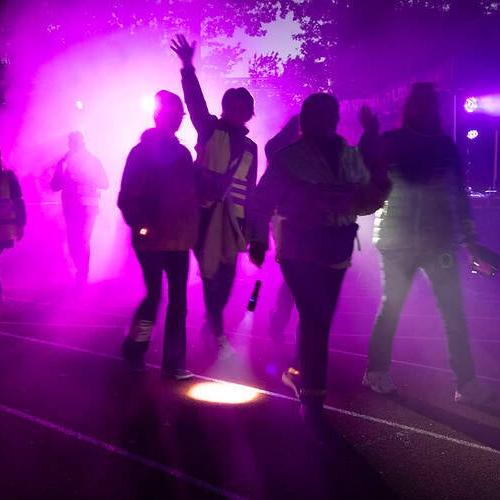 Fluo night run. @copyright Maspoe