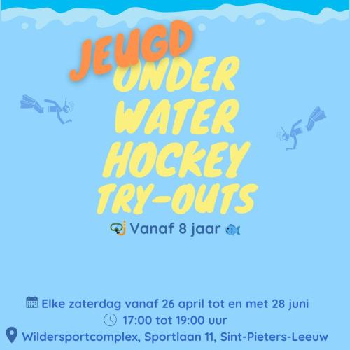 Onderwater hockey lessen © Zuunse Karpers VZW