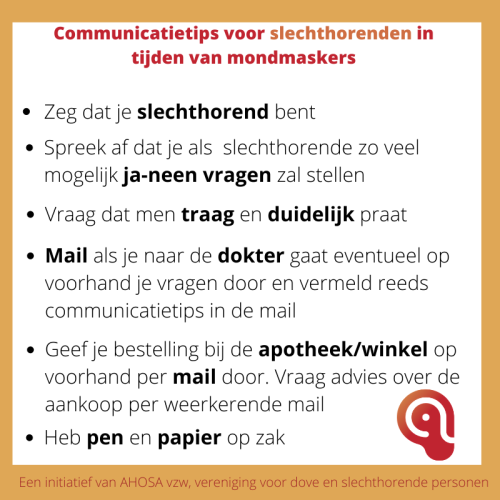 Tips voor slechthorenden Tips voor slechthorenden