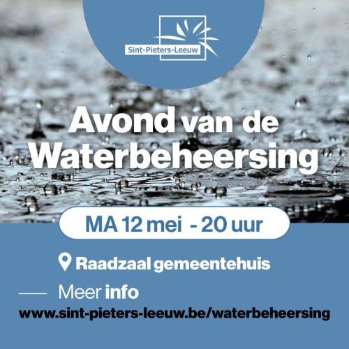 Avond van de waterbeheersing