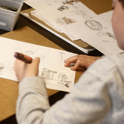STRIPTEKENEN | 6-12 jaar © Villa Basta vzw