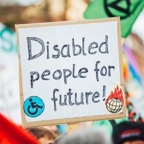 Handicap & ecologie: de ecologische crisis door een gehandicapte bril © bibspl