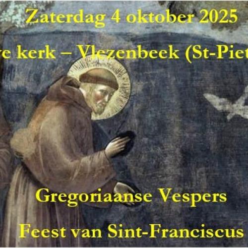 Vespers van Sint-Franciscus © AI-gegenereerd
