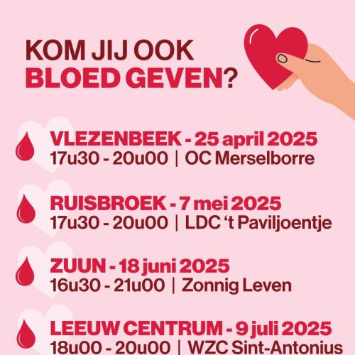 Kom jij ook bloed geven?