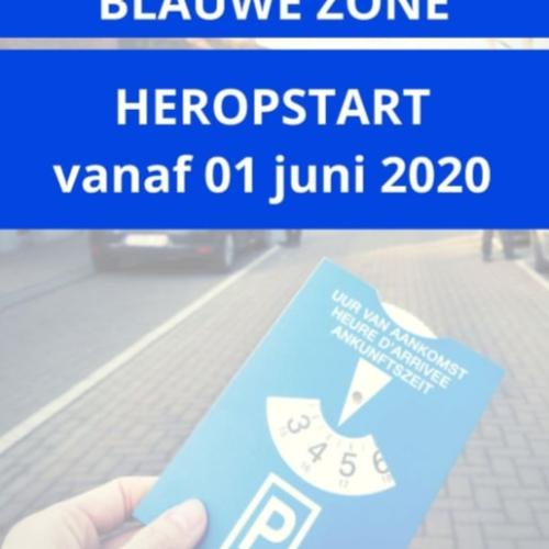 Heropstart controle blauwe zone Ruisbroek