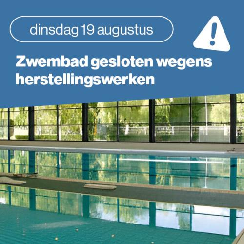 zwembad gesloten