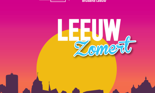 Leeuw zomert