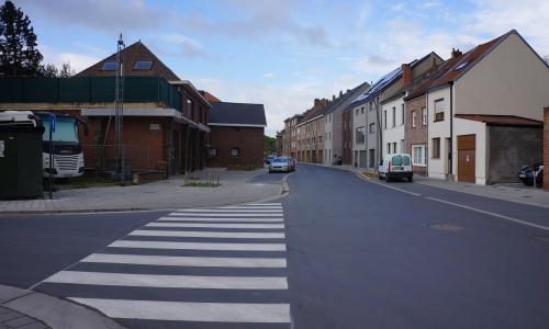 Fietssugestiestroken in Fabriekstraat