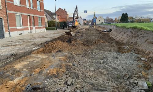Verkeersaanpassingen bij fasewissel werken Pepingensesteenweg