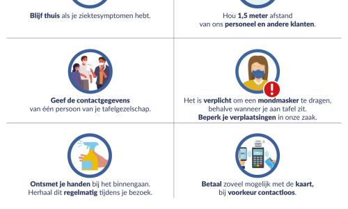 Advies lokale horeca gebruik eenvormig registratieformulier