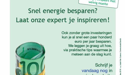 Gratis energiefit-sessie voor snelle energiebesparing