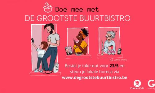 Leeuw doet mee met de Grootste Buurtbistro