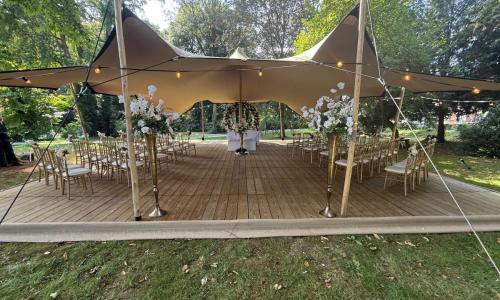 Vanaf 2026 vier trouwzaterdagen in voortuin landhuis de Viron