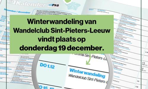 Rechtzetting UiTkalender