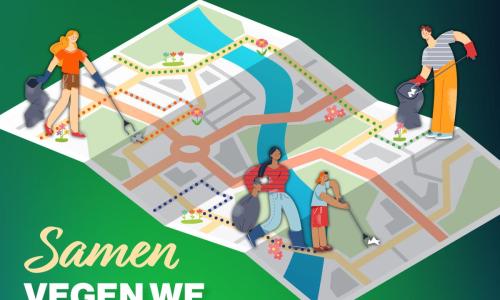 Samen vegen we zwerfvuil van de kaart
