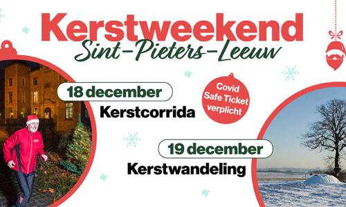 Schud je benen los tijdens de kerstcorrida of de kerstwandeling