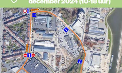 Tijdelijke verkeersmaatregelen tijdens drukke koopweekends