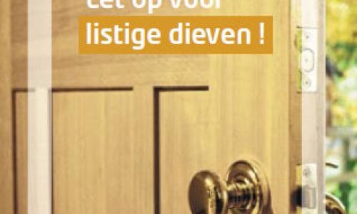 Wie belt aan? Let op voor listige dieven!