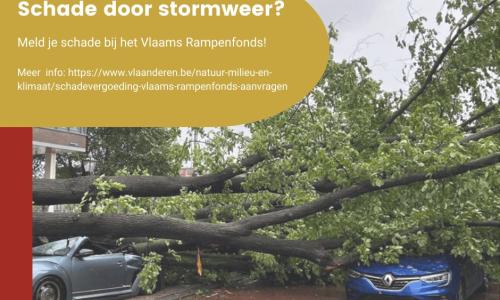 Schade door stormweer?