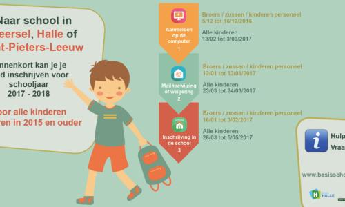 Je kind inschrijven voor schooljaar 2017-2018