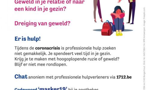 Campagne 'Masker 19' tegen huiselijk geweld