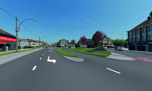 Asfalteringswerken op Bergensesteenweg op 28 oktober