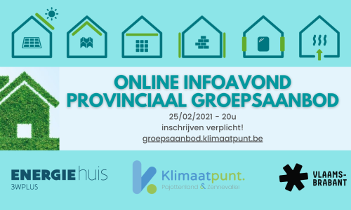 Online infoavond provinciaal groepsaanbod isolatie, zonnepanelen en warmtepompen