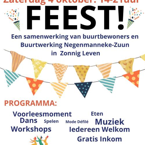 Feest © Buurtwerking Negenmanneke-Zuun