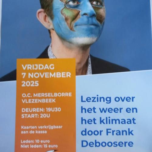 Lezing over het weer en het klimaat door Frank Deboosere © Frank Deboosere
