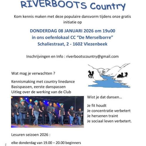 Lijndans Riverboots Country - Line dance  - lijndansen © Riverboots Country