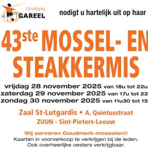 Mossel- en Steakkermis VK'T Gareel © vkg