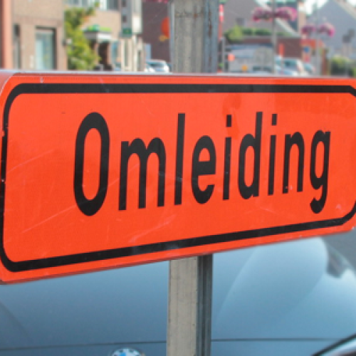 Omleiding verkeer Omleiding verkeer