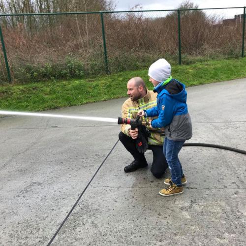 Bezoek aan de brandweer