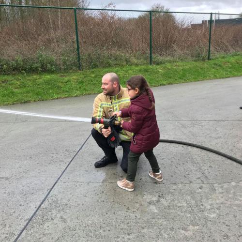 Bezoek aan de brandweer