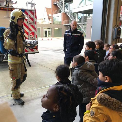 Bezoek aan de brandweer
