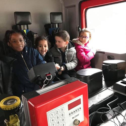 Bezoek aan de brandweer