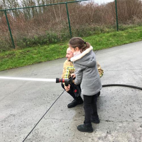 Bezoek aan de brandweer