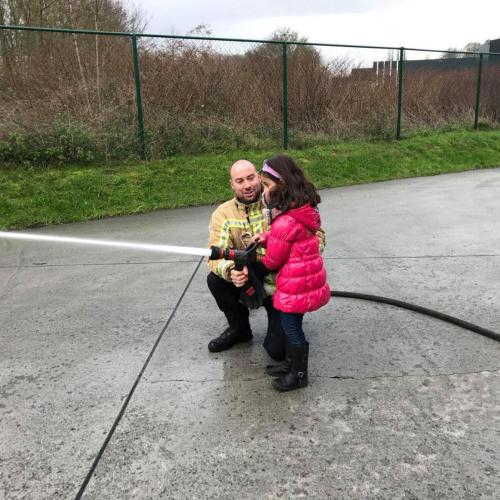 Bezoek aan de brandweer